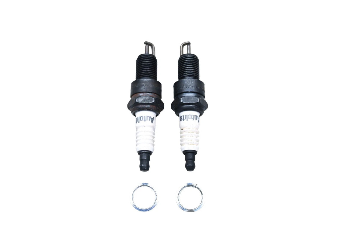 2X Autolite 925 Copper Core Spark Plugs for