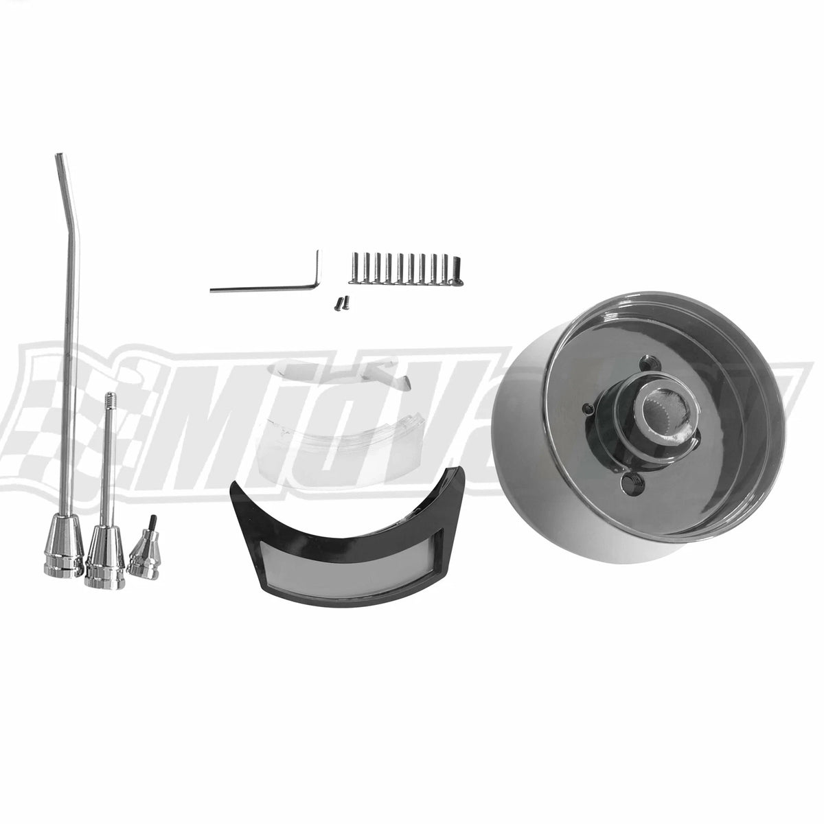 30" Steering Column Tilt Adapter for GM (Universal, Steel, Black)