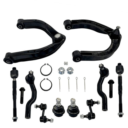 10Pcs Front Upper Control Arm Sway Bar Tie Rod for Nissan Armada QX56 (2004–2019)