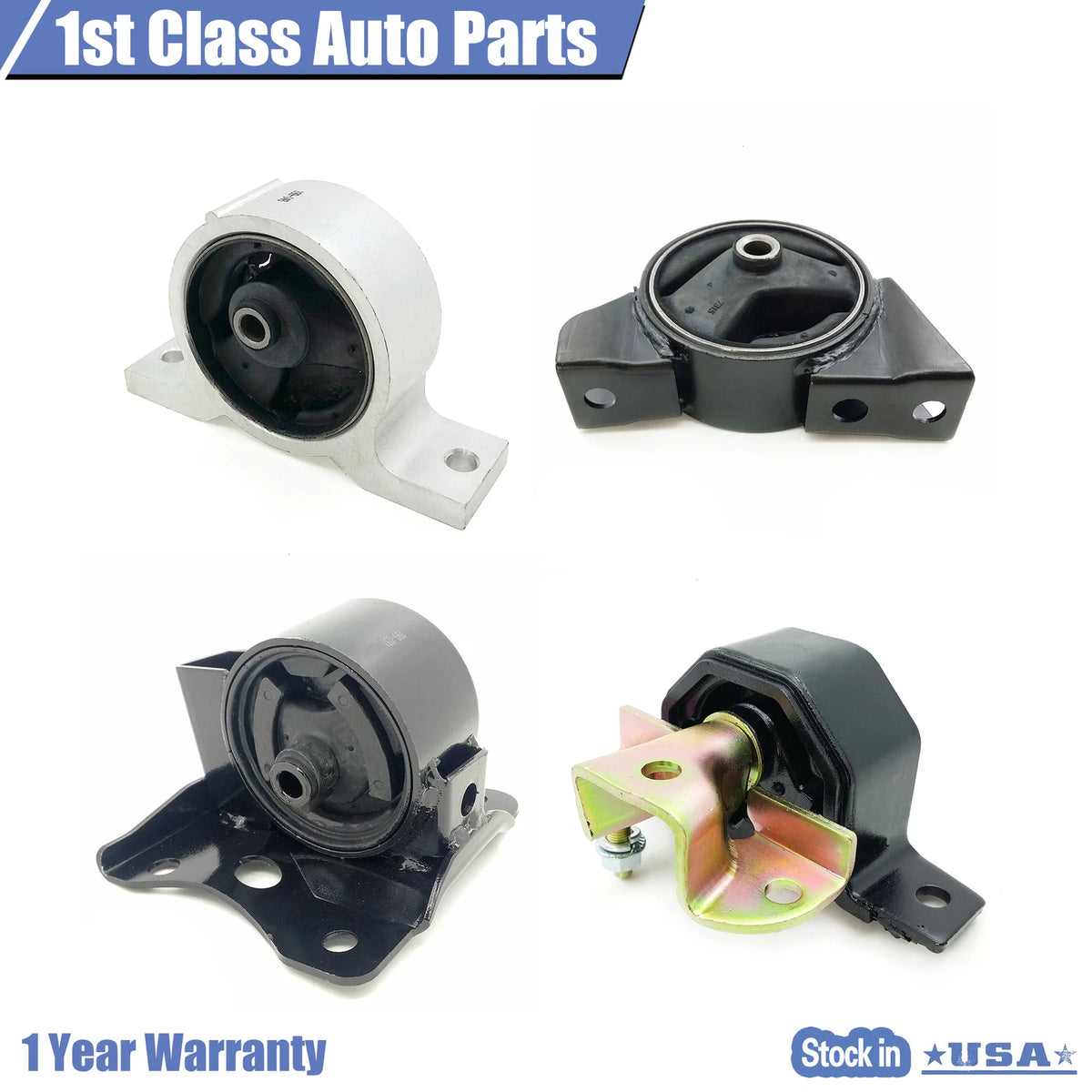 Engine & Trans Motor Mounts for Nissan Sentra (2000–2006) A7314 A4301 A7315 A4305