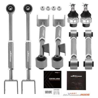 Front Ball Joint & Rear Camber Arms Toe Kits for Honda Accord (2008–2017) & TL/TSX (2009–2014)