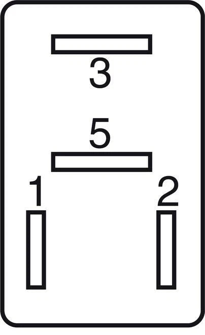 4 Terminal SPST NO Micro Relay with Resistor for GEBE (12V 25A)