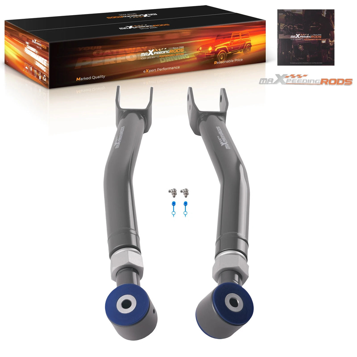Adjustable Front Upper Control Arm for Jeep Wrangler JL JLU (2018–2023)