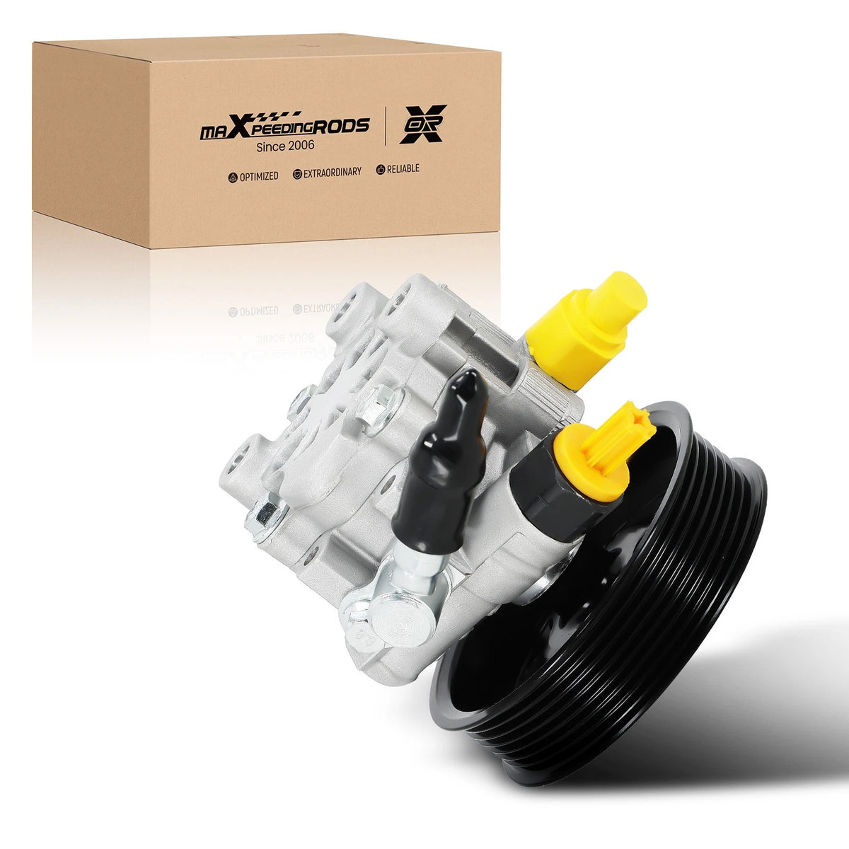 Power Steering Pump with Pulley for Toyota Tacoma 4.0L V6, Lexus RX350 3.5L (21-5447)