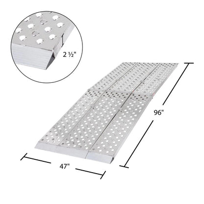 8' Arched Folding Trike Ramp for Big Boy MF3-9647-EZ