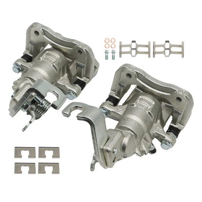 Pair (2X) Rear Brake Calipers w/ Bracket for Acura TSX (2004–2008) Honda Accord (1998–2007)