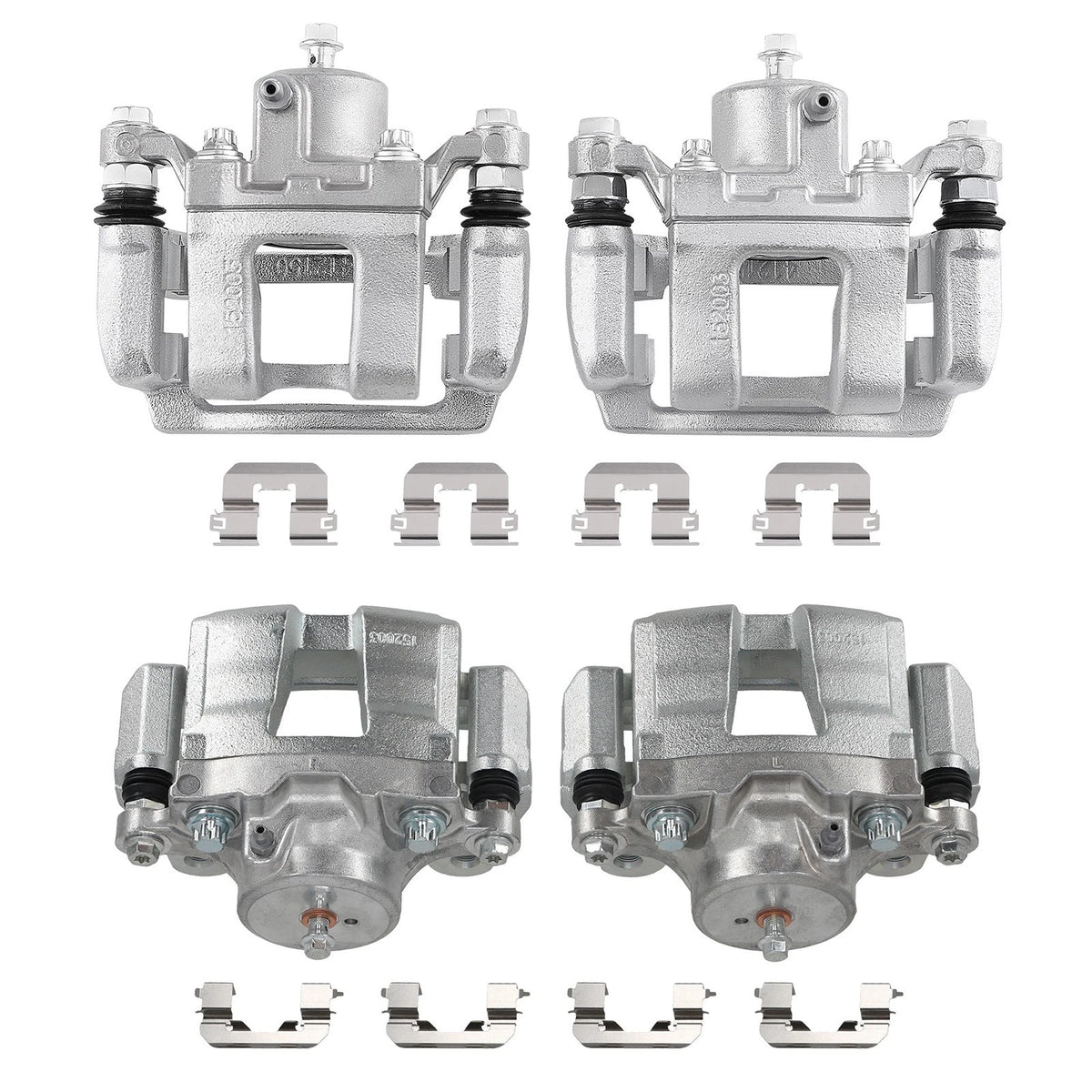 Set of 4 Brake Calipers for Kia Optima, Hyundai Sonata (2011–2015)