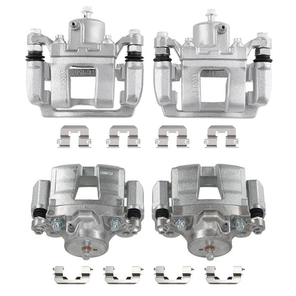 Set of 4 Brake Calipers for Kia Optima, Hyundai Sonata (2011–2015)