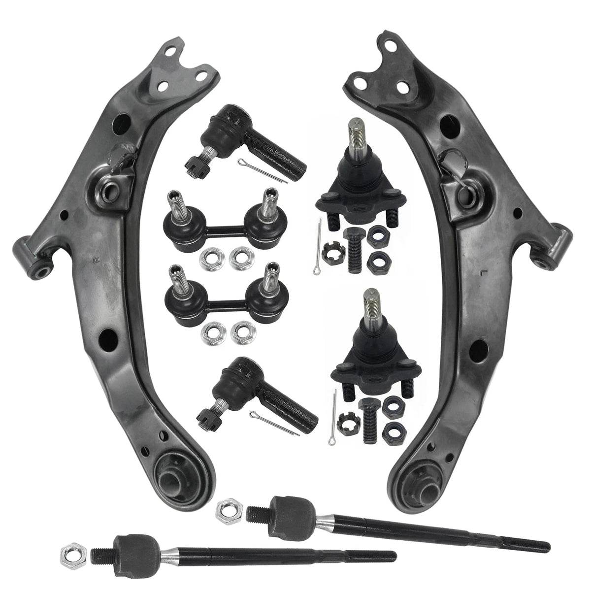 10PCS Steering Suspension Control Arm for Toyota Corolla Chevrolet Prizm (1996–2002)