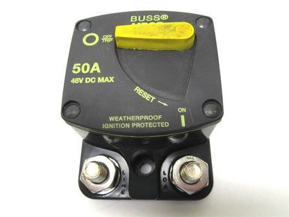 Eaton Bussmann Circuit Breaker 50A 48VDC for Bus (187050F-03-1)