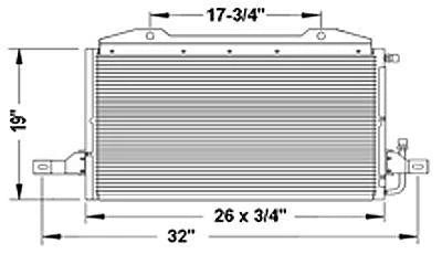 Condenser for Ford L7000 / Sterling (1989–1993)