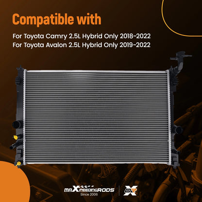 Radiator for Toyota Camry/Avalon 2.5L Hybrid (2018–2022) TO3010368