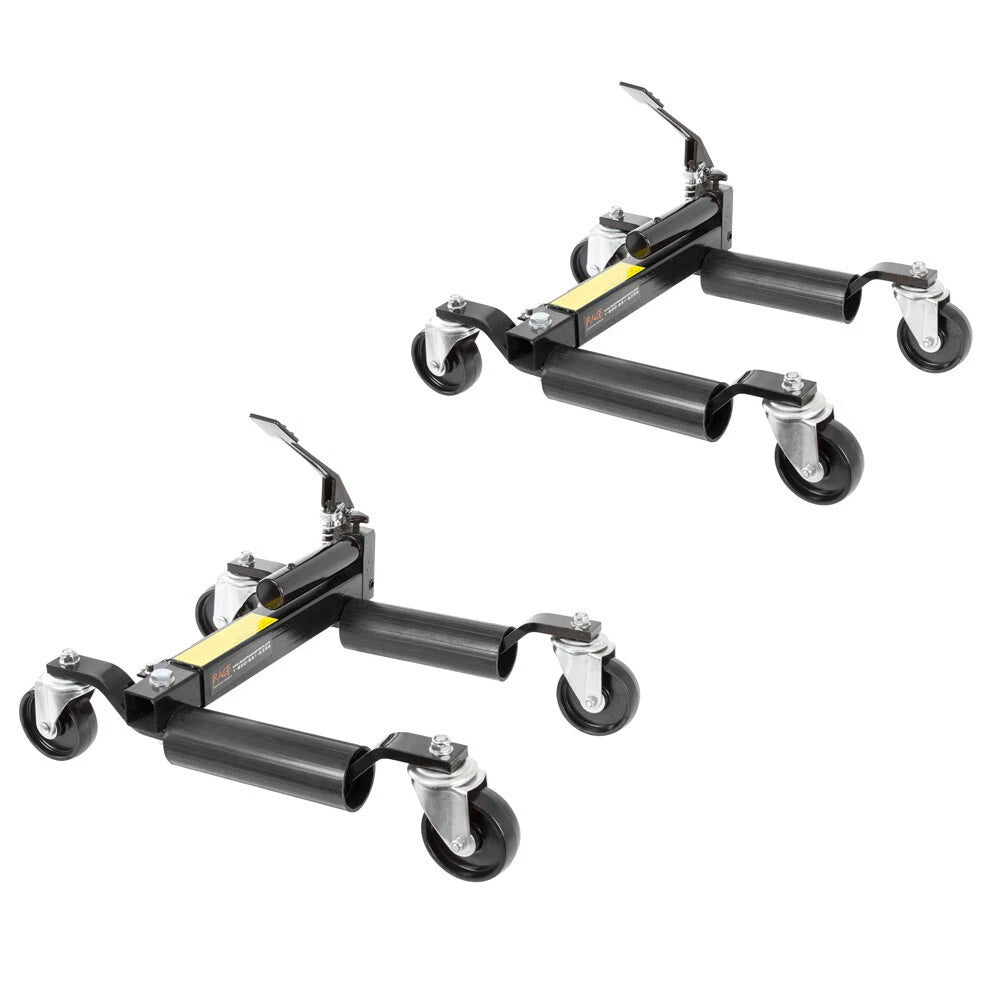 2X Black Widow Steel Hydraulic Jack & Wheel Dolly 1,500 lb Capacity