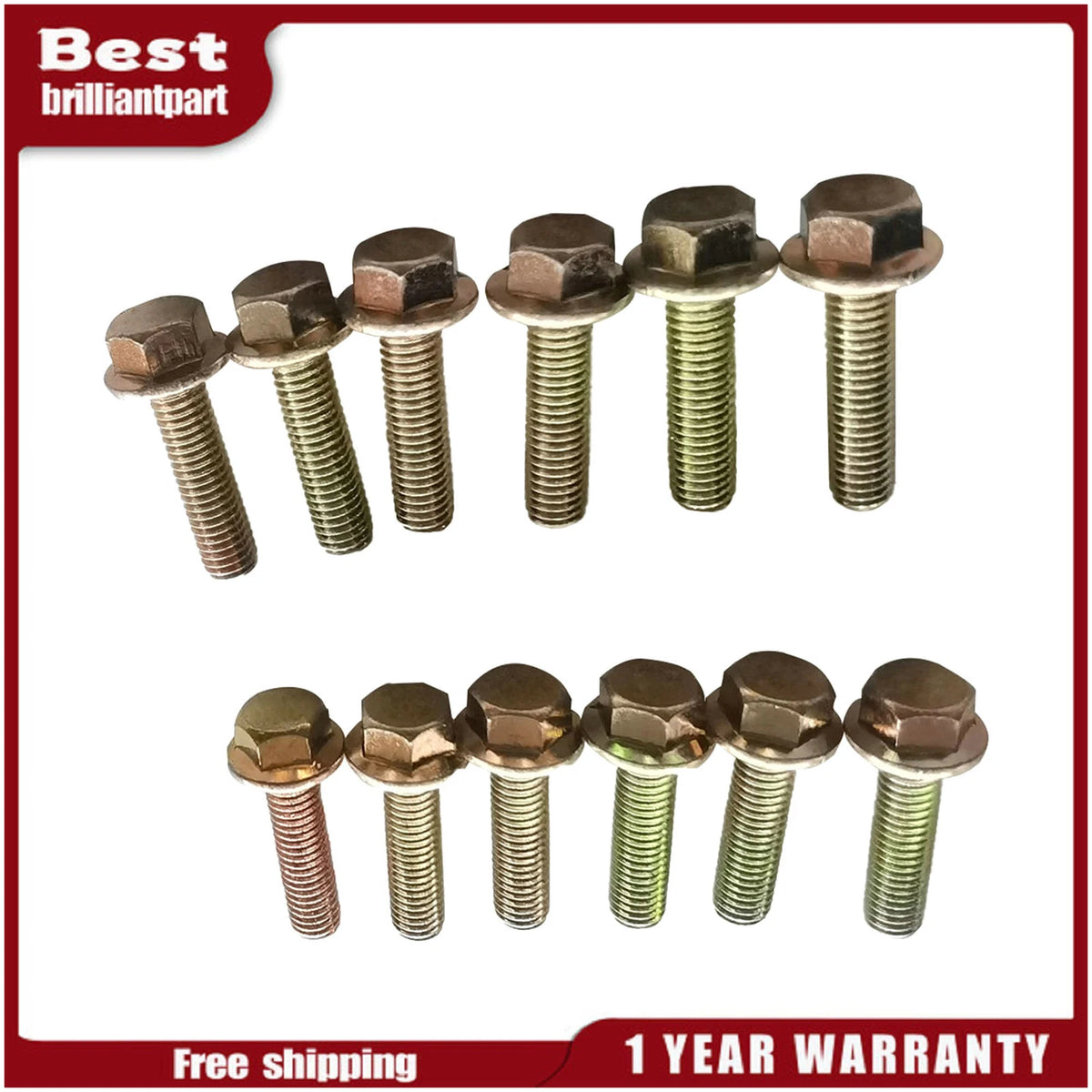 Exhaust Manifold Hardware Kit for Chevy Jeep GMC Hummer Isuzu Cadillac (1999–2013)