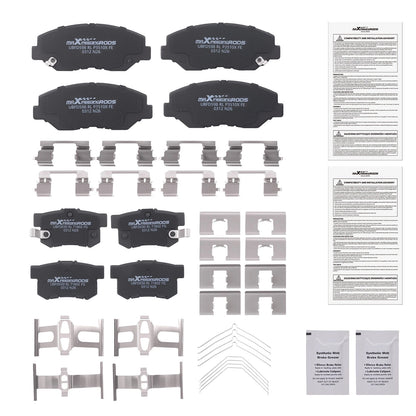 Set of 4 Front Rear Brake Pads for Honda Accord (2003–2007) Acura ILX (2013–2015)