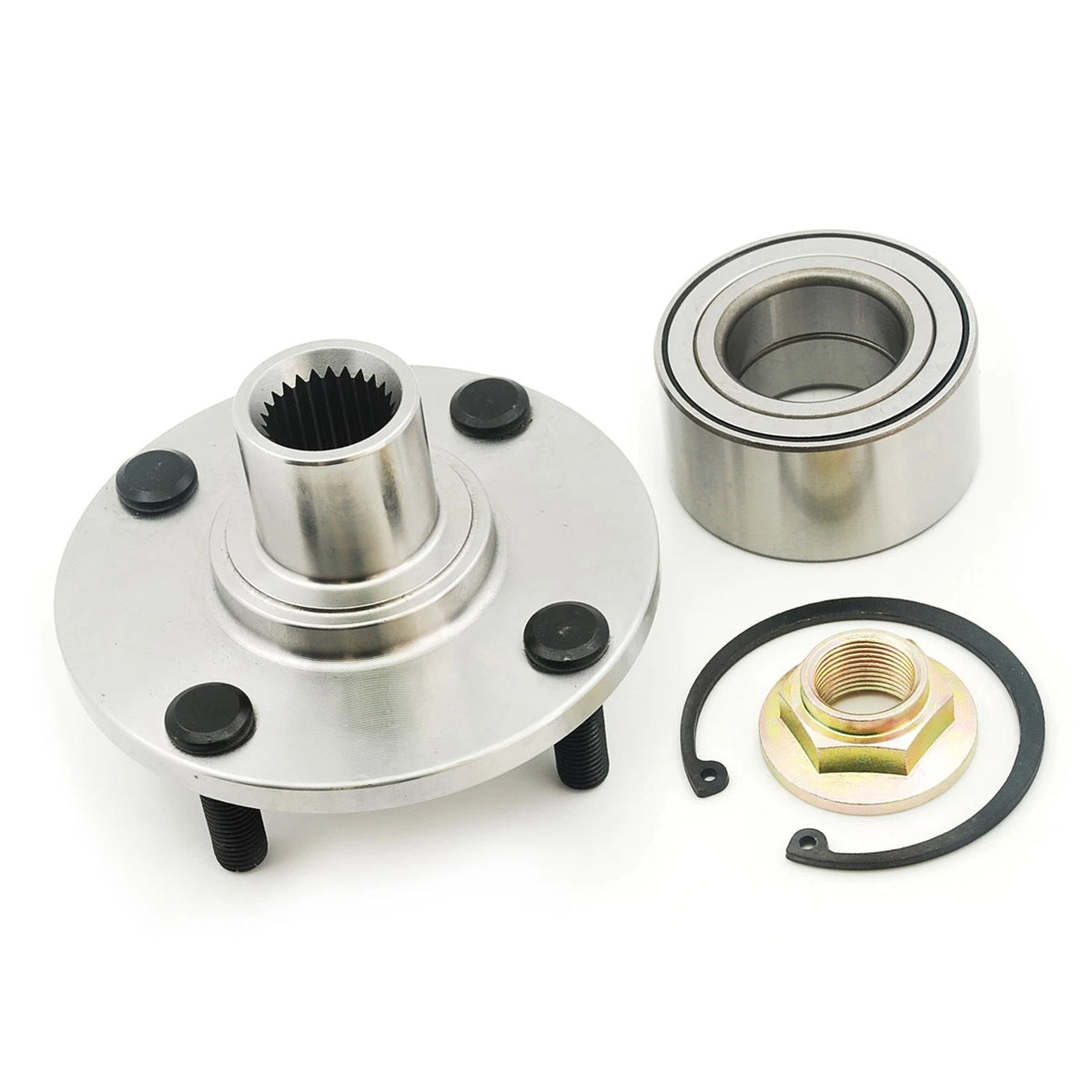 2X Front Wheel Bearings & Hub Kit 518510 for Ford Focus (2000–2011)