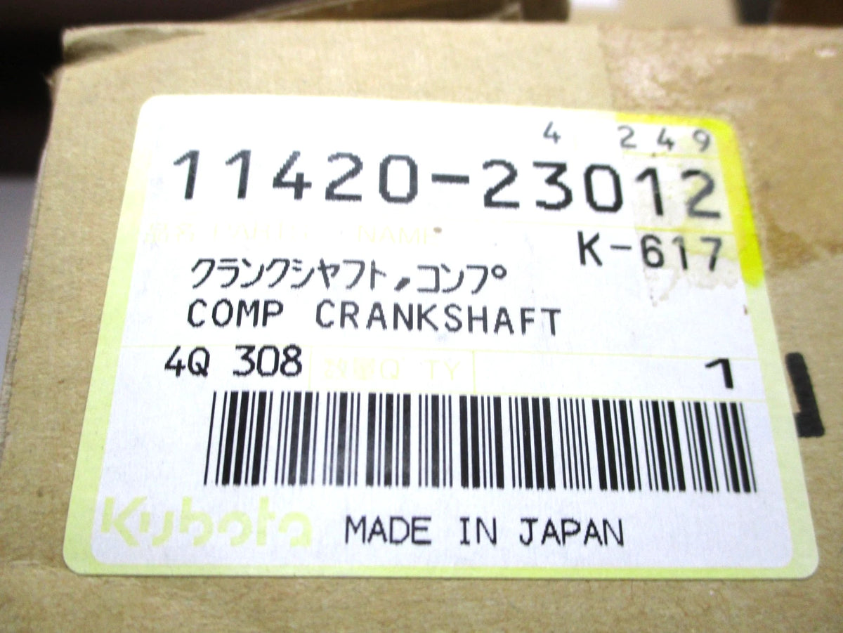 Crankshaft for Kubota OC60 OC62 (11420-23010, 11420-23012)