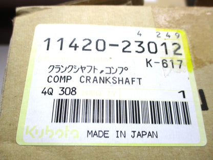 Crankshaft for Kubota OC60 OC62 (11420-23010, 11420-23012)