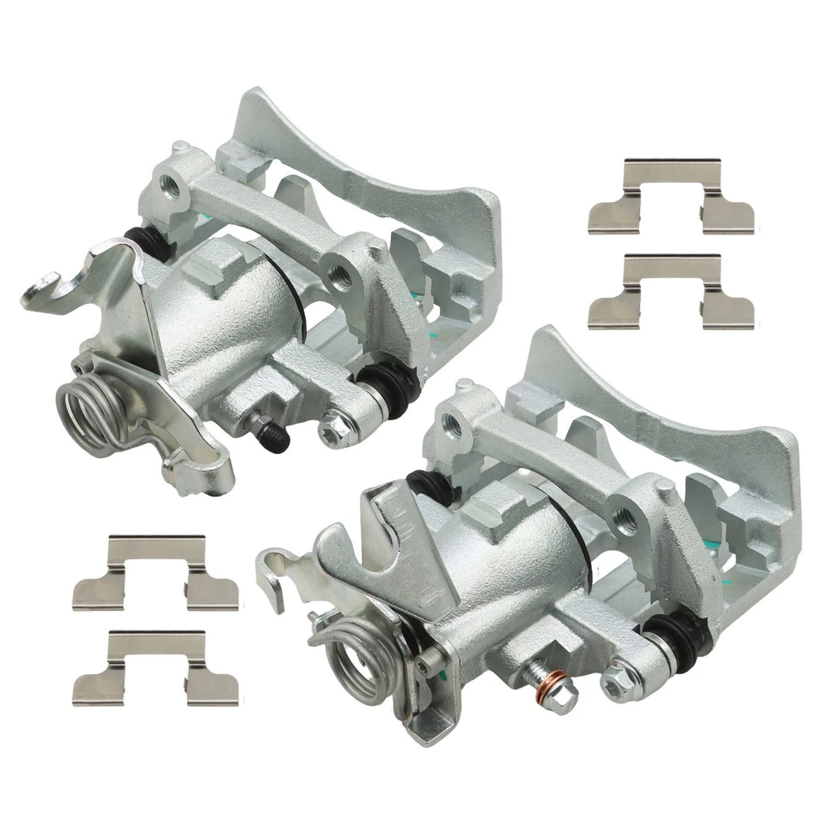 2X Rear Brake Caliper w/ Bracket for Ford Mustang (2005–2014)