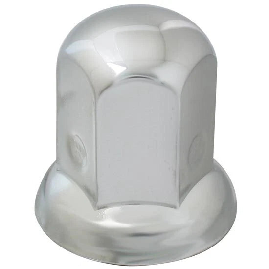 2X 30MM Chrome Steel Push On Lug Nut Cover for GMC Medium Duty Truck