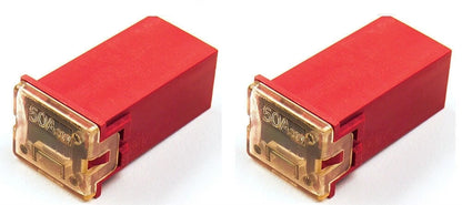 2X 50 Amp Female Maxi Fuses for Flosser FMX JCASE Type (Made in Japan)