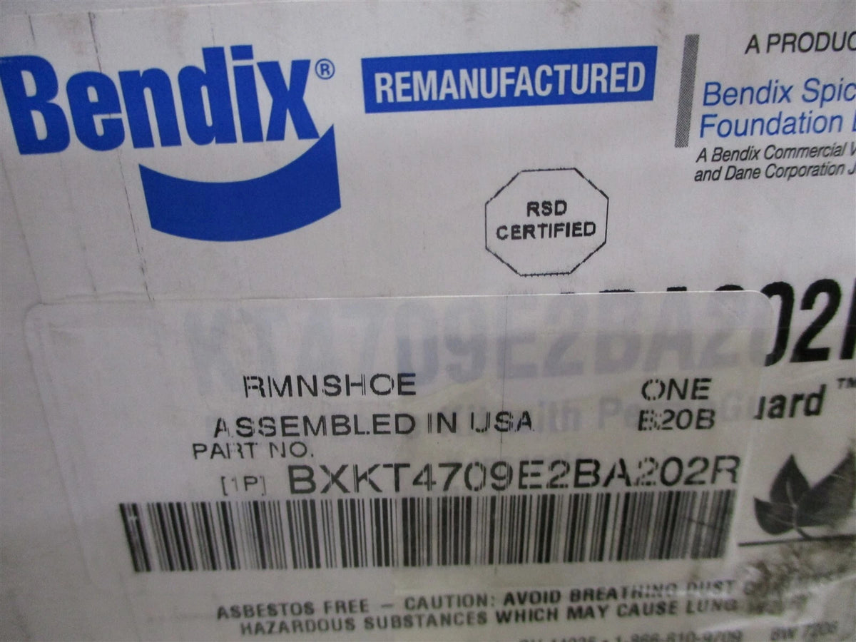 Bendix Drum Brake Shoe Kit 16.5 x 7 for (KT4709E2BA202R)