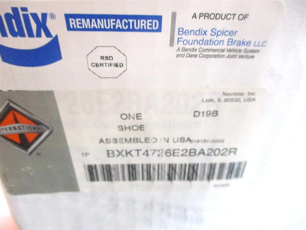 Reman Bendix 4726 Brake Shoe Kit for 16.5" x 8.625"