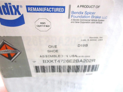 Reman Bendix 4726 Brake Shoe Kit for 16.5" x 8.625"