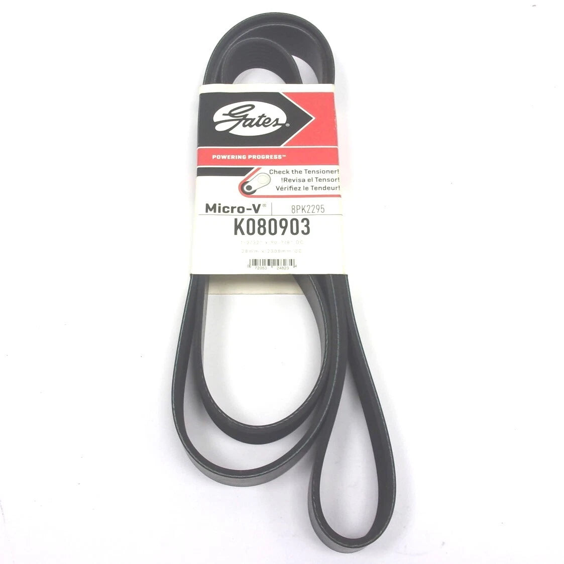 Gates Serpentine Micro-V Belt 8PK2295 for 90.875"