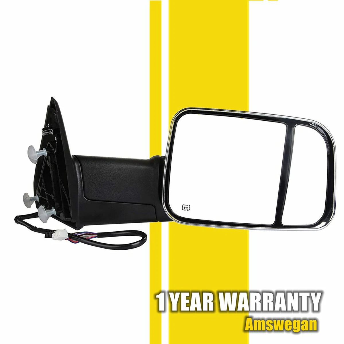 Right Heated Power Towing Mirror for Ram 1500 2500 Classic (2013–2020) 128-04244R