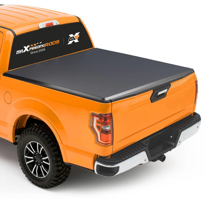 6.6ft Vinyl Roll Up Tonneau Cover for Chevy Silverado/GMC Sierra 1500 (2014–2026)