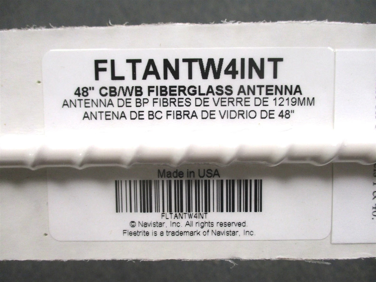 48" Pre-Tuned Fiberglass Antenna Whip for Fleetrite (FLTANTW4INT)