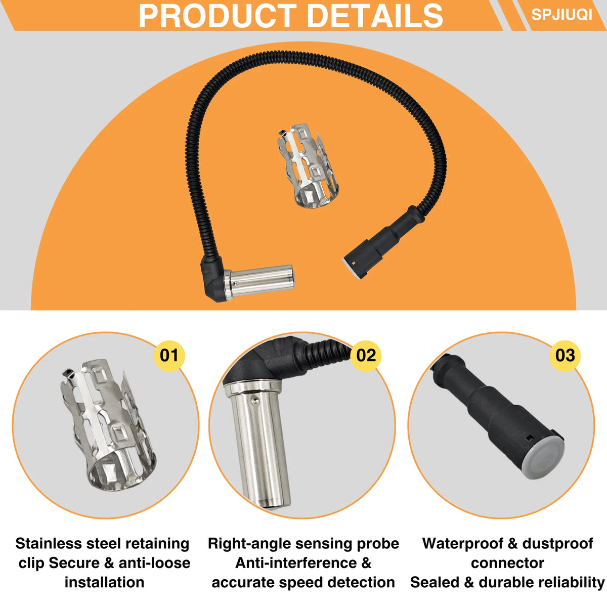ABS Speed Sensor for (R955335, 4410328080, 4410329212)