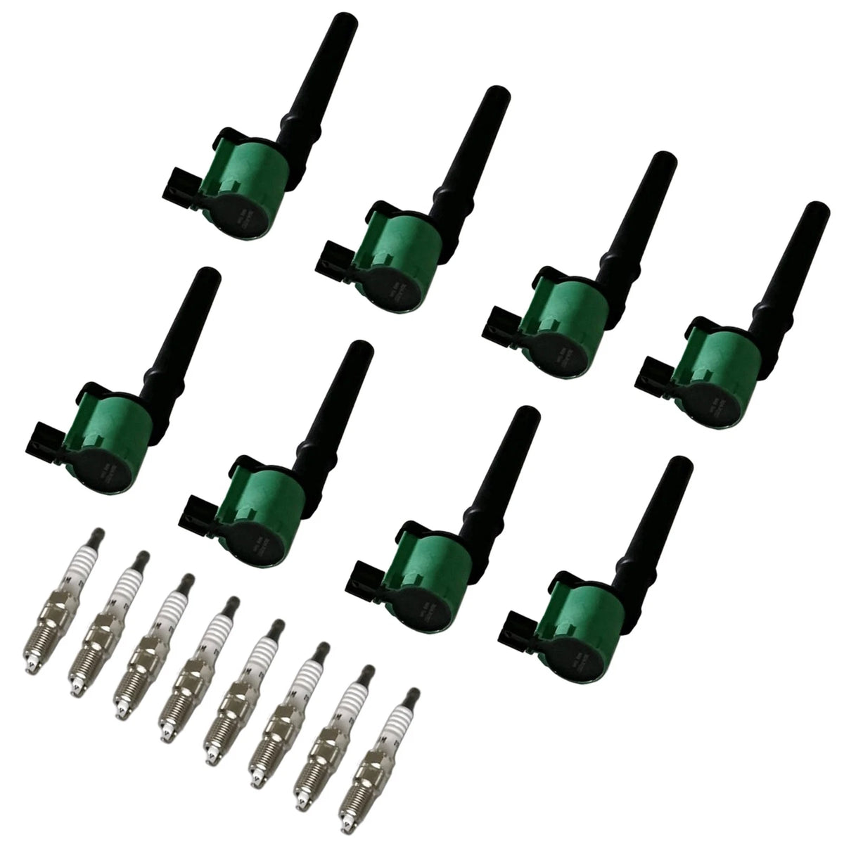 Set of 8 Ignition Coils & Spark Plugs for Ford Mustang Lincoln Panoz (DG512 UF191)