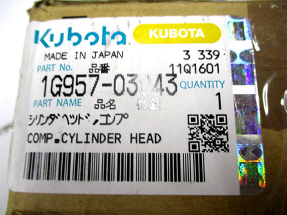 Genuine Cylinder Head for Kubota Z482-E2B (J107 GL6000) (1G957-03043)
