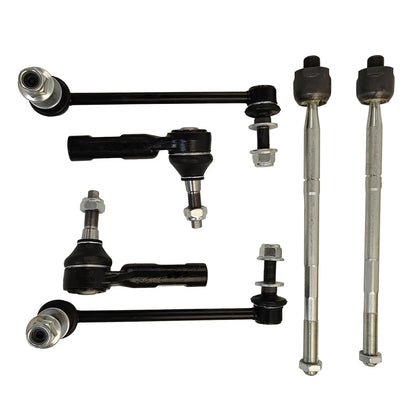 Set of 6 Tie Rod Ends Sway Bar Kit for Chrysler 300 Dodge Challenger (2015-2018)