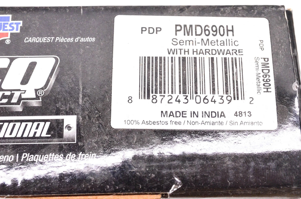 Disc Brake Pad Kit PMD690H for Carquest (NOS)