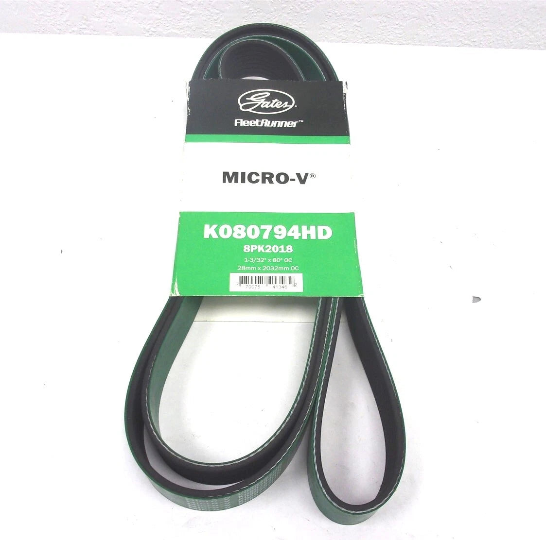Gates K080794HD Serpentine Heavy Duty Micro-V Belt for 8PK2018 (80")