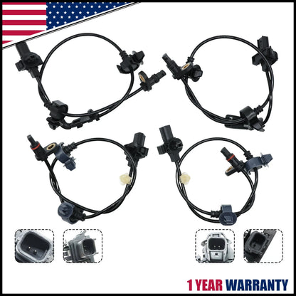 4X ABS Wheel Speed Sensor for Honda Civic (2012–2015)