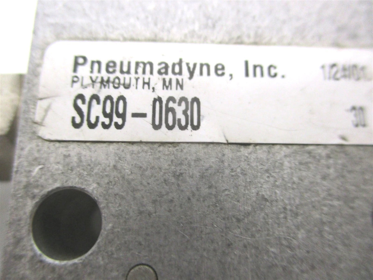Pneumadyne Toggle Actuated Valve for SC99 (1/8" Push In Connection)