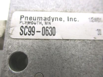 Pneumadyne Toggle Actuated Valve for SC99 (1/8" Push In Connection)