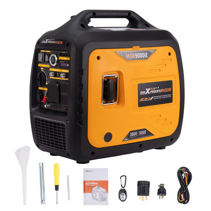 5000W Gas Powered Generator with Digital Display and Remote Start