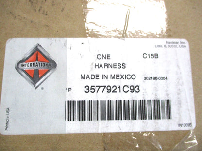 Base Engine Harness for International V8 (3577921C92, 3577921C93)