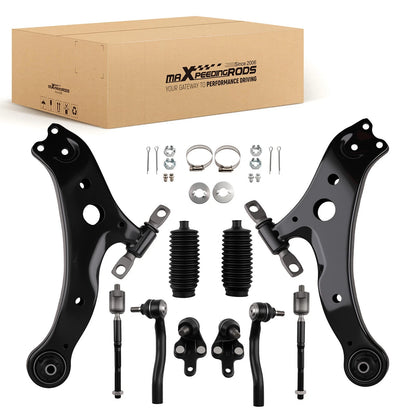 10Pc Front Lower Control Arm Tie Rod End Ball Joint for Camry ES330 Solara (2004–2006)