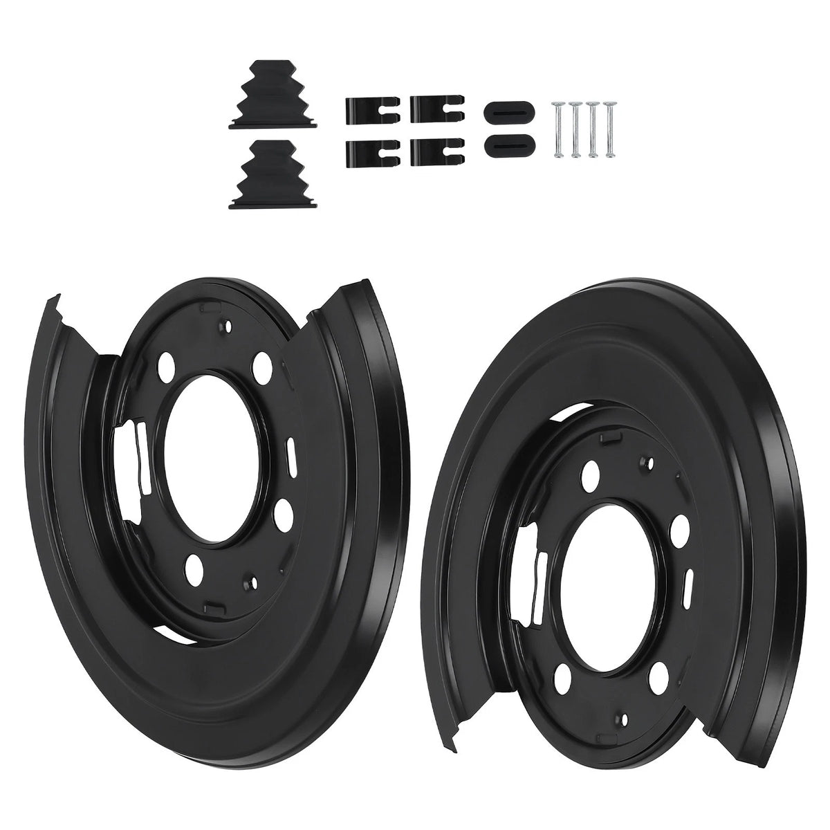 Pair Brake Plates Dust Shield for Ford F-250 F-350 Super Duty