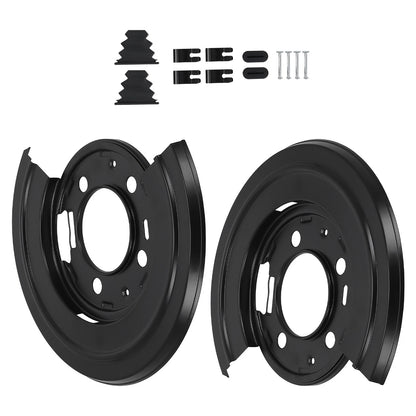 Pair Brake Plates Dust Shield for Ford F-250 F-350 Super Duty
