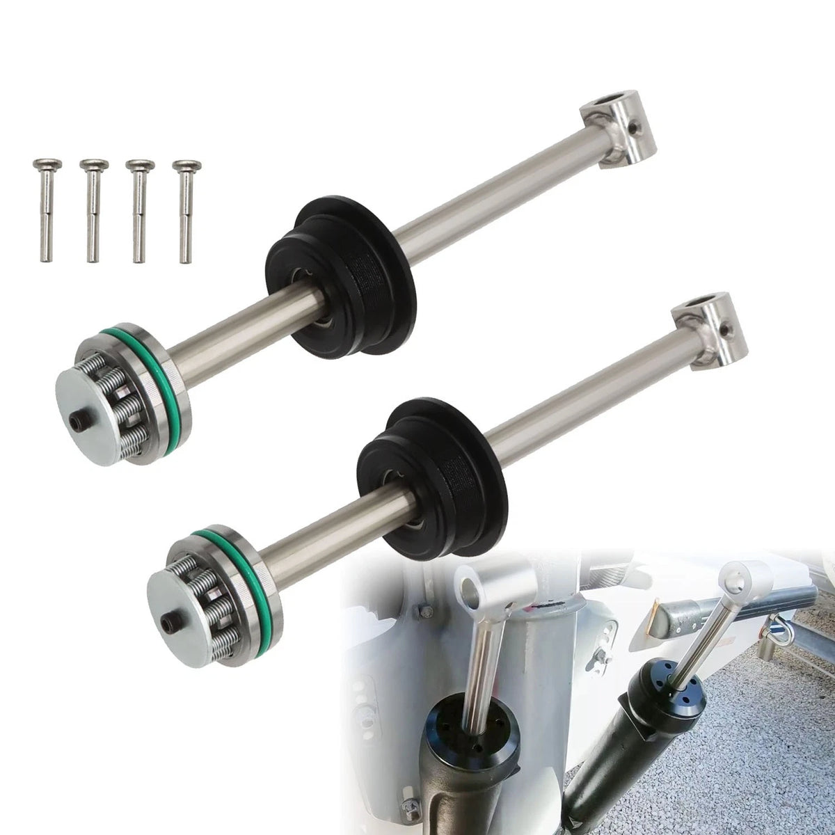 2X Trim Rod Assembly Kit for Mercury Verado L6 200-300HP (2004–2023) 8M0118299 896157A01