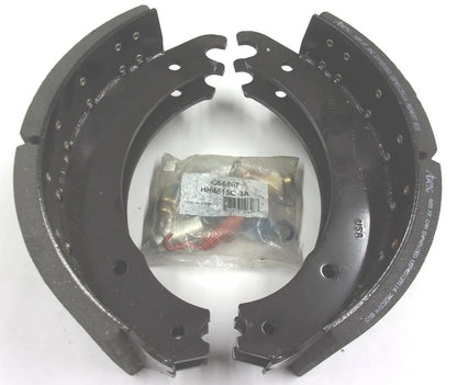 Set of 4 Drum Brake Shoe Kit with Hardware for ABEX EXP4515QSB-K43