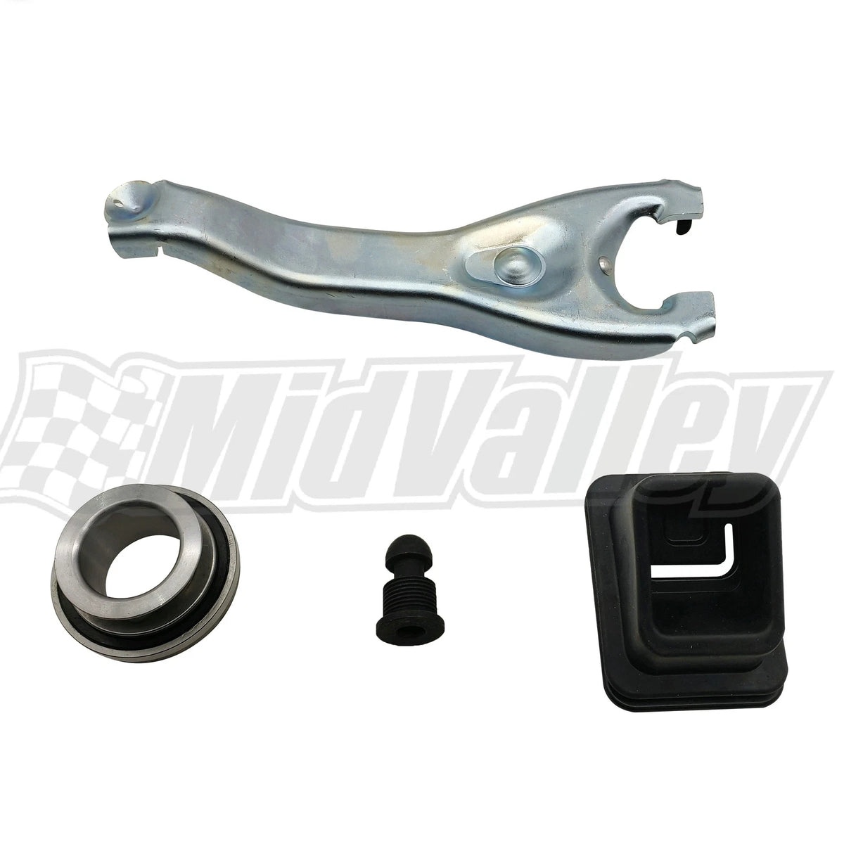 Clutch Fork Set with Boot, Throwout Bearing, Pivot Ball for Chevy Chevelle (1964–1981)