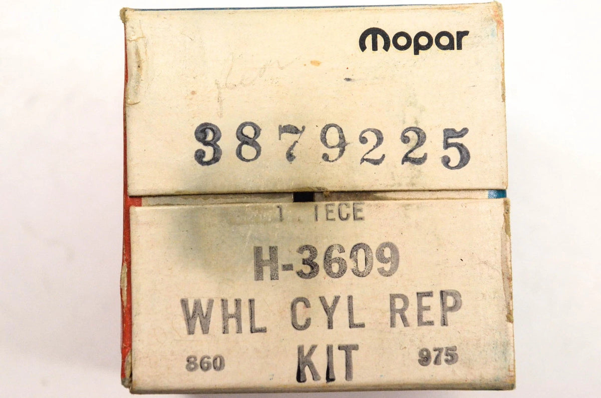 Wheel Cylinder Repair Kit for Mopar H-3609, 3879225